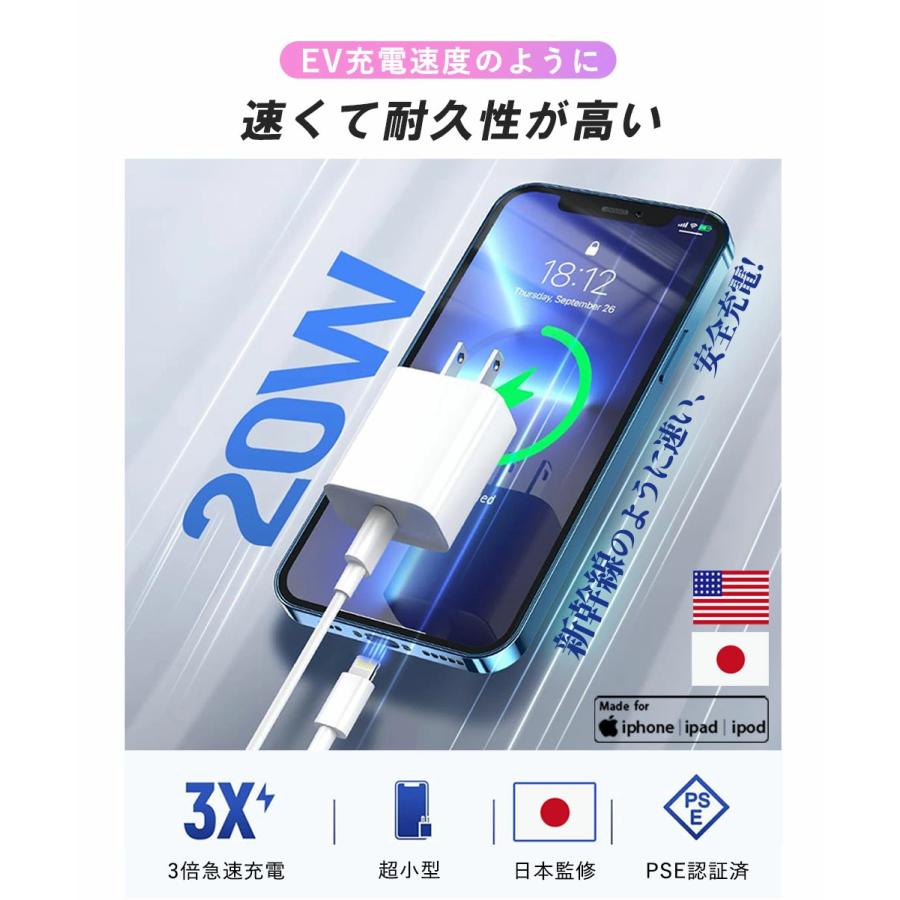 最新型!即納】iPhone16e/14/13/12 iPhone充電 PSE認証20W 最新型!即納】iPhone16e/14/13/12 iPhone充電 PSE認証20W