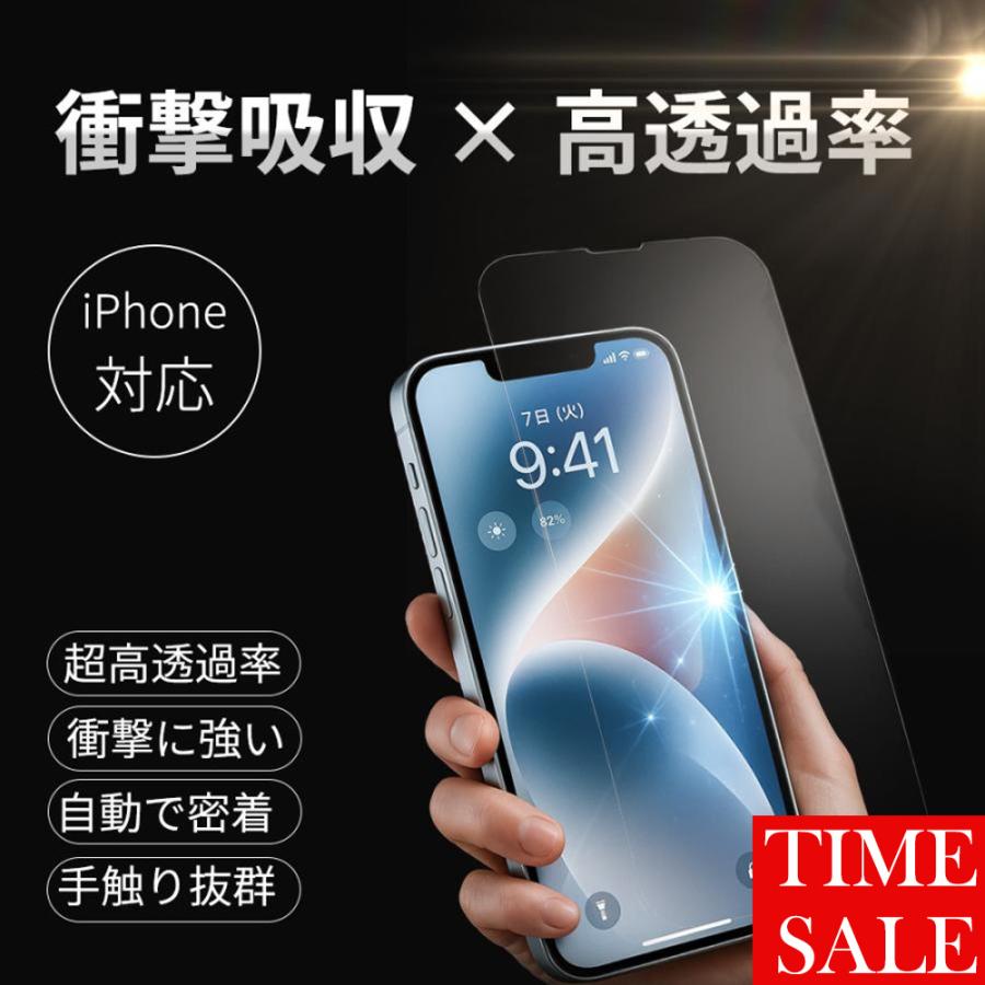 ☆SALE衝撃でも守れる厚み☆iPhone17 16 フィルム Android iPhone15