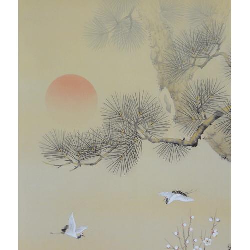 掛軸　高砂　小島雲嶺作(慶事用掛け軸　尺五立)幅54.5cm×丈190cm_1