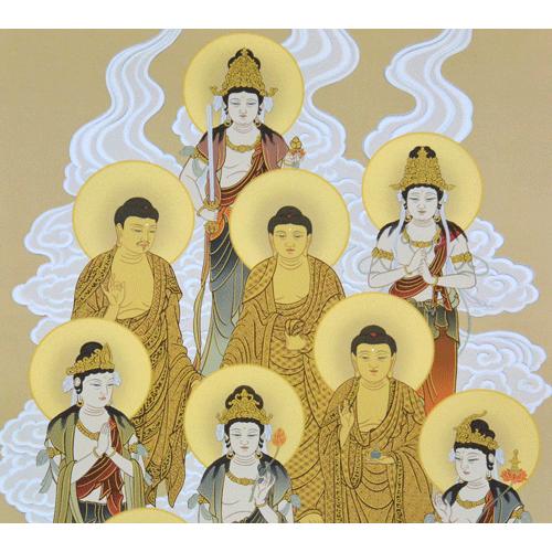 掛軸 十三佛 松井翔雲画（仏事用掛け軸尺五立） : 大瑠堂 - 通販