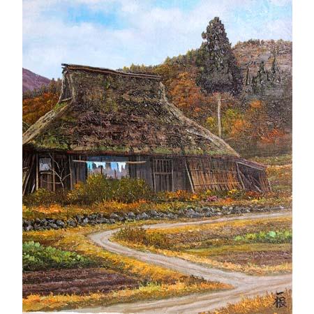昭和レトロ 油彩画 油絵 風景画 田園風景画 山里 絵画 アート 美術 芸術 田舎風景】#油彩画 #芸術 #油絵 #絵 #アート #oilpainting #oil