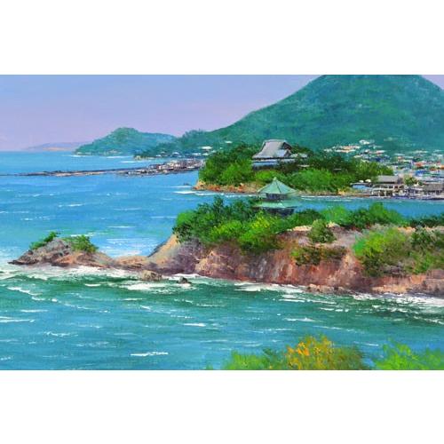 絵画 油絵F10 鞆の浦 小林幸三画 : 大瑠堂 - 通販 - Yahoo!ショッピング