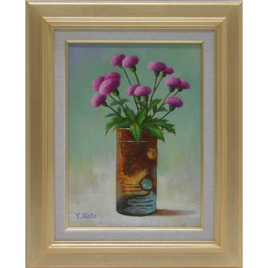 ぷうあ絵画４点 絵画 油絵F4 アザミ 加藤芳雄画 : 大瑠堂 - 通販 - Yahoo!ショッピング