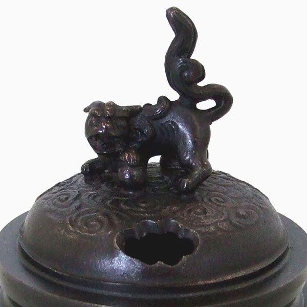 銅製鉄鉢型獅子蓋梅彫金香炉 : 大瑠堂 - 通販 - Yahoo!ショッピング
