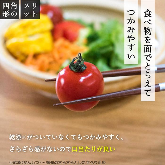 お箸 2膳セット キャレ イシダ 食洗機対応 23cm 若狭塗 箸 天然木 日本