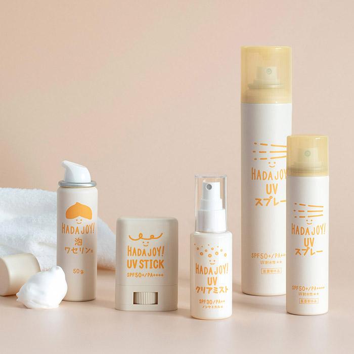 日焼け止め スプレー 50g 3本セット HADA JOY ハダジョイ SPF50+