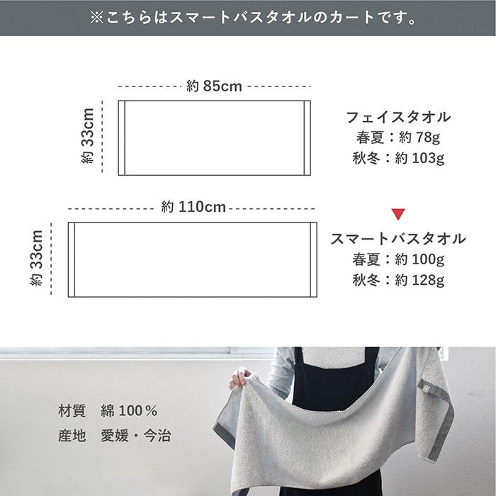 今治タオル（imabari towel） ミニバスタオル スマートバスタオル 4枚