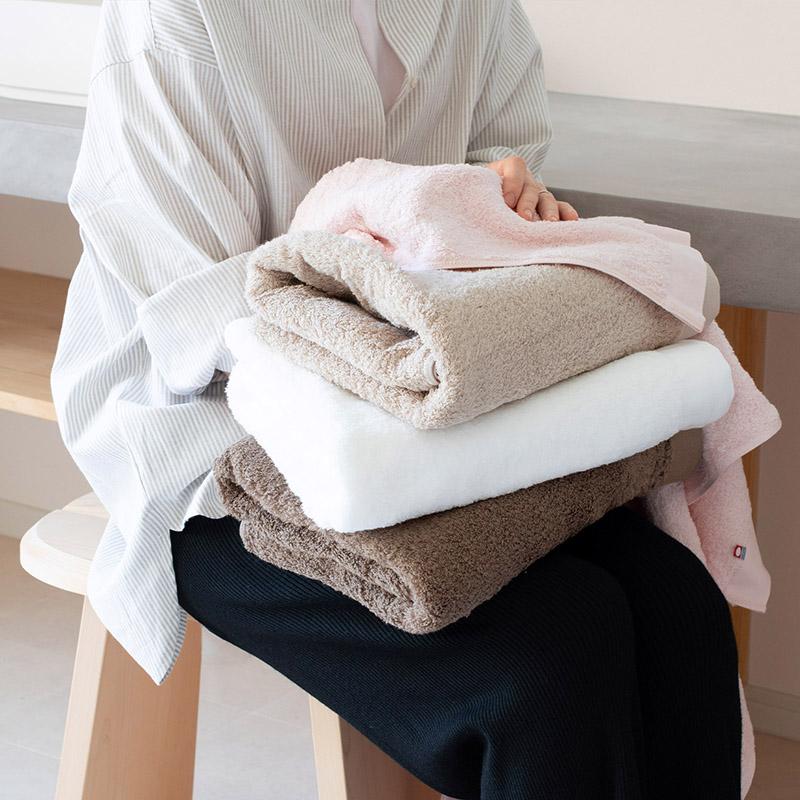 今治タオル HOTEL RESORT バスタオル 大判　アイボリー　2枚セット 今治タオル（imabari towel） バスタオル 2枚セット リゾートホテル