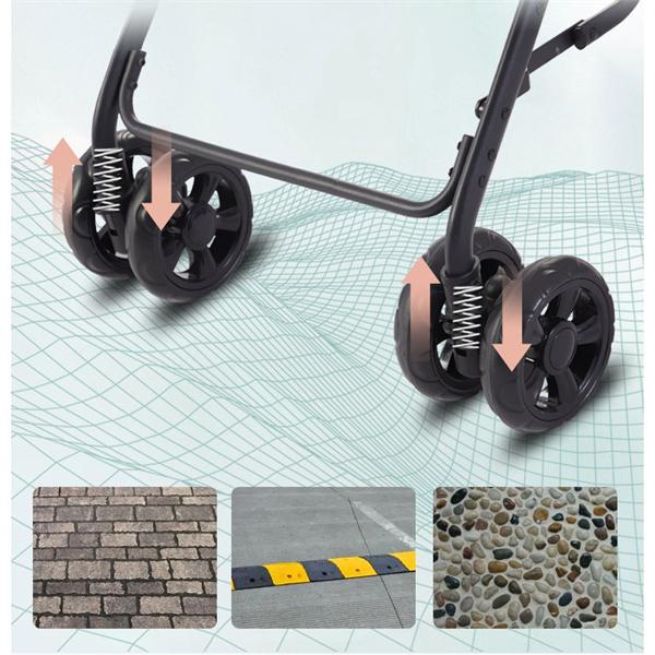 ペットカート 多頭 小型犬 折りたたみ 軽量 多匹飼養 犬 取り外し式 ドッグカート ペットバギー 旅行 ペット用 キャリーカート 介護 ベビーカー 約 旅行