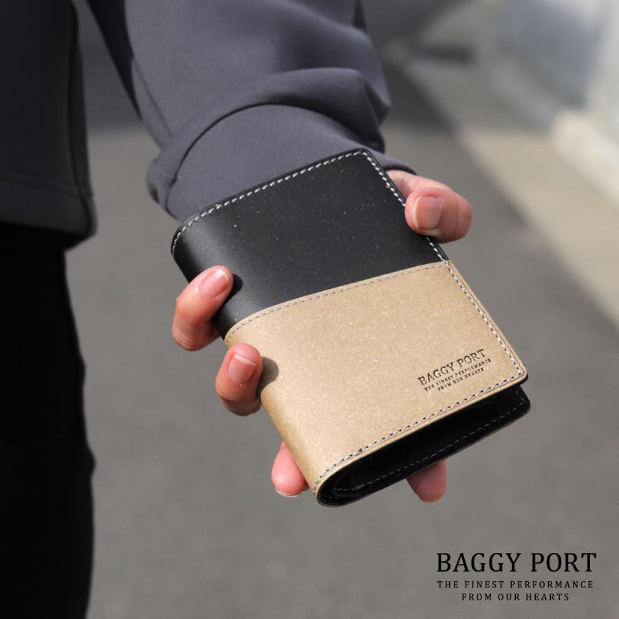 BAGGY PORT（バギーポート） 二つ折り財布 縦型 ミドルウォレット box