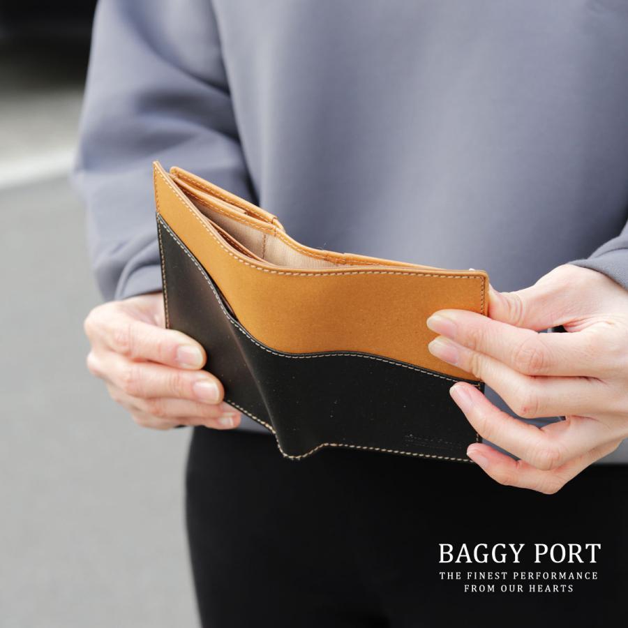 BAGGY PORT（バギーポート） 二つ折り財布 縦型 ミドルウォレット box