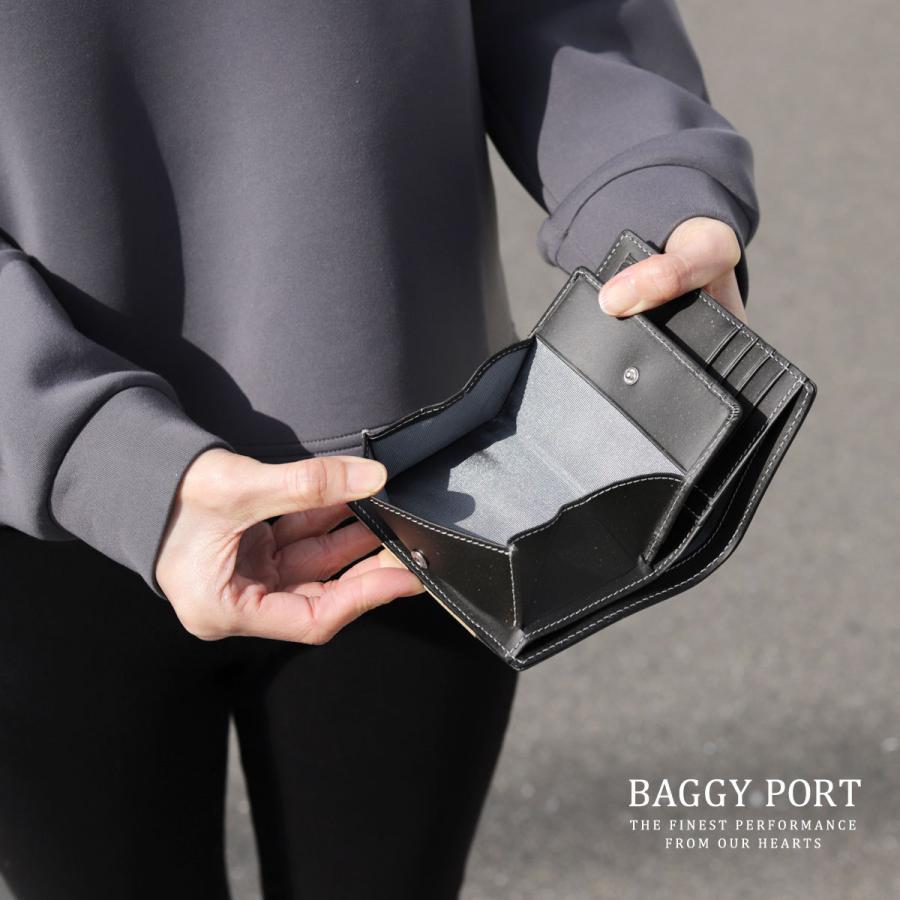 BAGGY PORT（バギーポート） 二つ折り財布 縦型 ミドルウォレット box