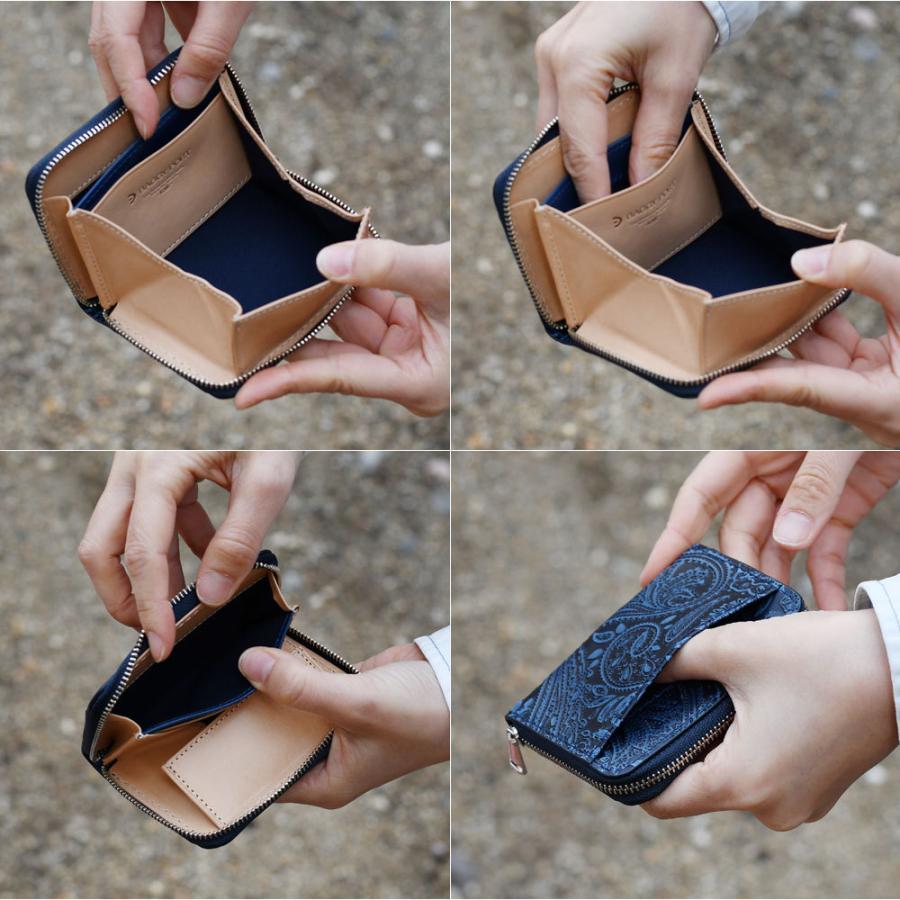 BAGGY PORT（バギーポート） コインケース ラウンドファスナー 藍染