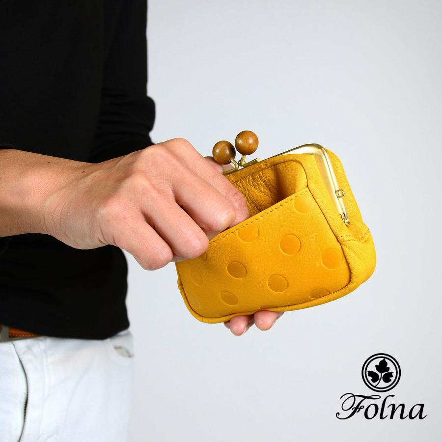 Folna ミニ財布 コンパクトウォレット ウッドボール がまぐち財布 親子