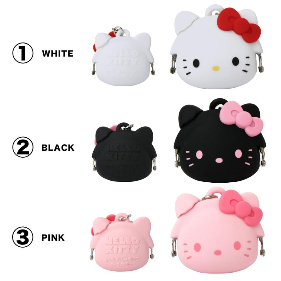 mimi POCHI-Bit HELLO KITTY ミミポチビットハローキティ キティちゃん ミニコインケース 小物入れ アクセサリーポーチ がまぐち シリコン p+g design｜osaifuyasan｜06