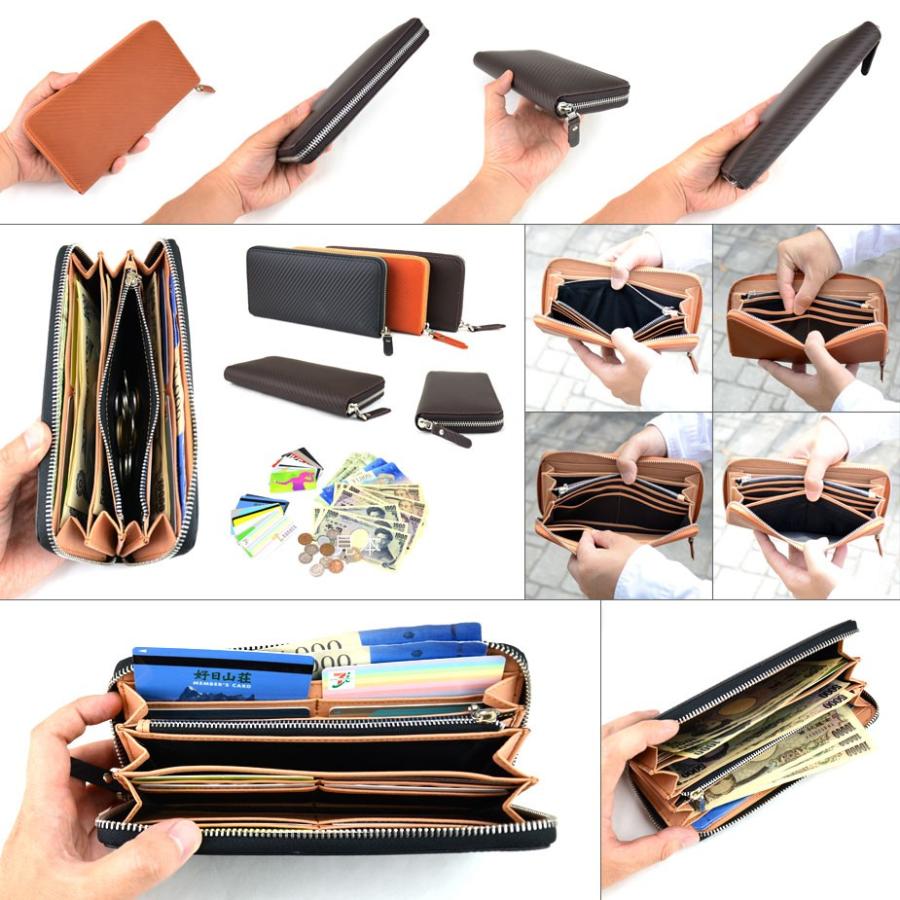 長財布 ラウンドファスナー 本革 メンズ : おさいふやさん - 通販