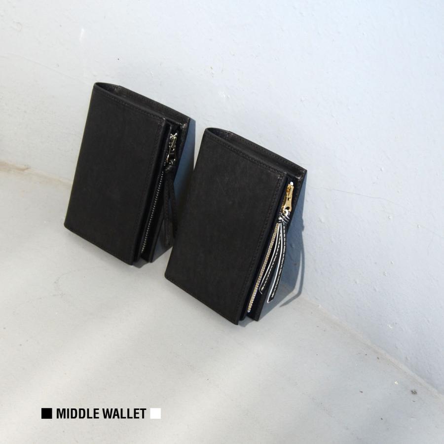 KAKUMEI（カクメイ） ミドルウォレット 二つ折り財布 縦型 イタリアン