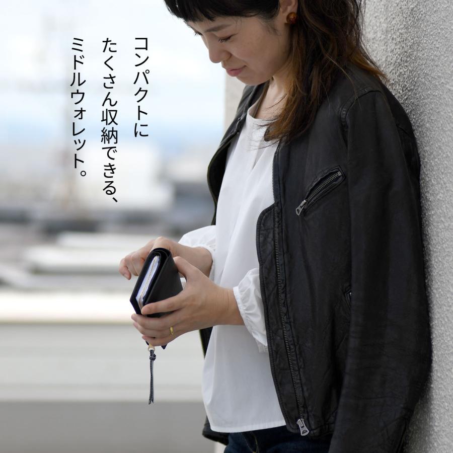 KAKUMEI（カクメイ） ミドルウォレット 二つ折り財布 縦型 イタリアン