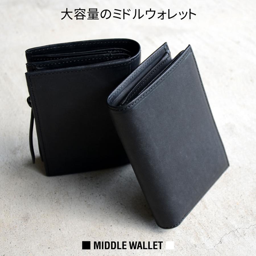 KAKUMEI（カクメイ） ミドルウォレット 二つ折り財布 縦型 イタリアン