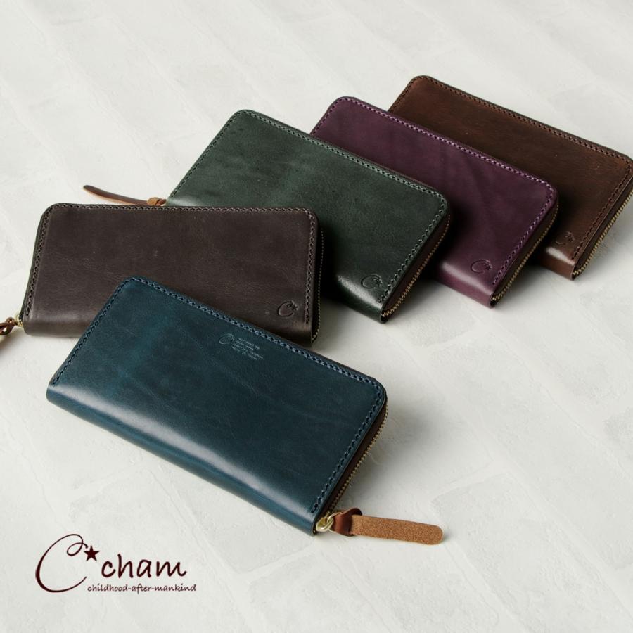 Cham 長財布 ラウンドファスナー イタリアンレザー 姫路レザー Cham 長財布 ラウンドファスナー イタリアンレザー 姫路レザー