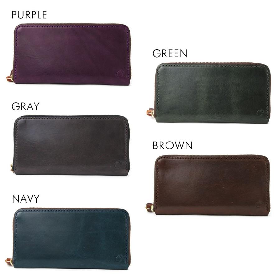 長財布 ラウンドファスナー 使いやすい 小銭入れ 札入れ ポケット イタリアンレザー 本革 日本製 レディース CHAM チャム DOUGRASS ダグラス 姫路レザー ヌメ革 ツヤ感 光沢感 シック おしゃれ 大人 送料無料 ブラウン SALE Cham（チャム） 長財布 ラウンドファスナー 使いやすい 小銭入れ