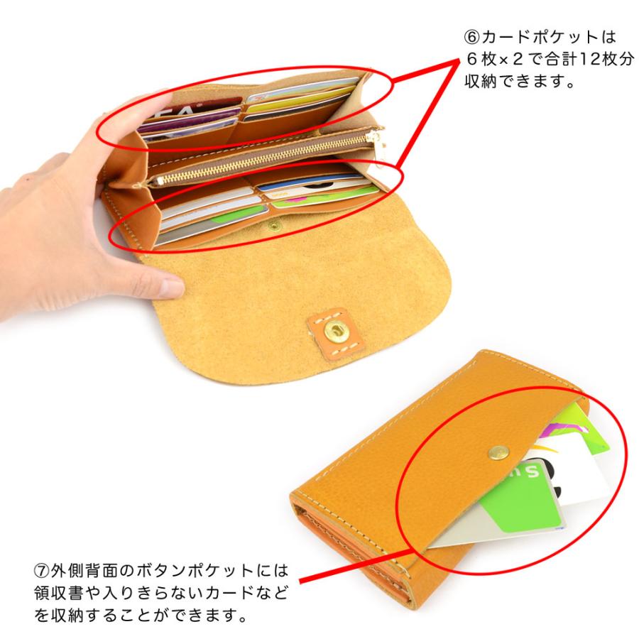 Cham 長財布 レディース 大容量 フラップ 日本製 スモーキー Cham 長財布 レディース 大容量 フラップ 日本製 スモーキー