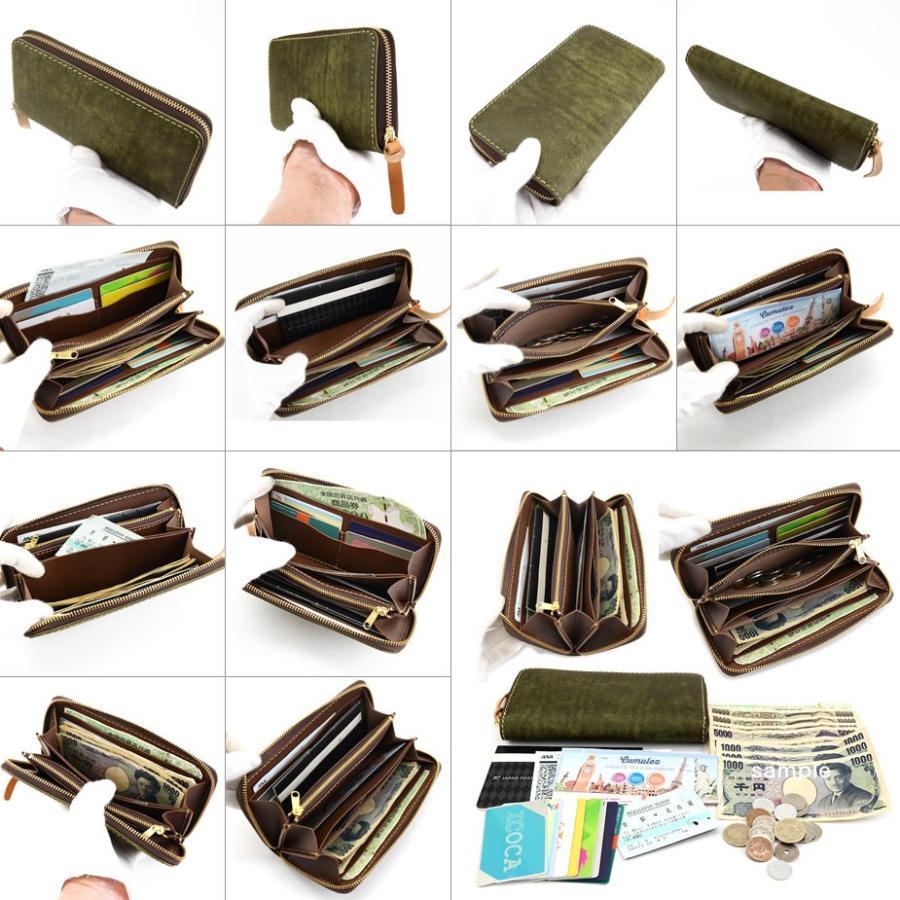 Cham（チャム） 長財布 ラウンドファスナー ラウンド イタリアンレザー