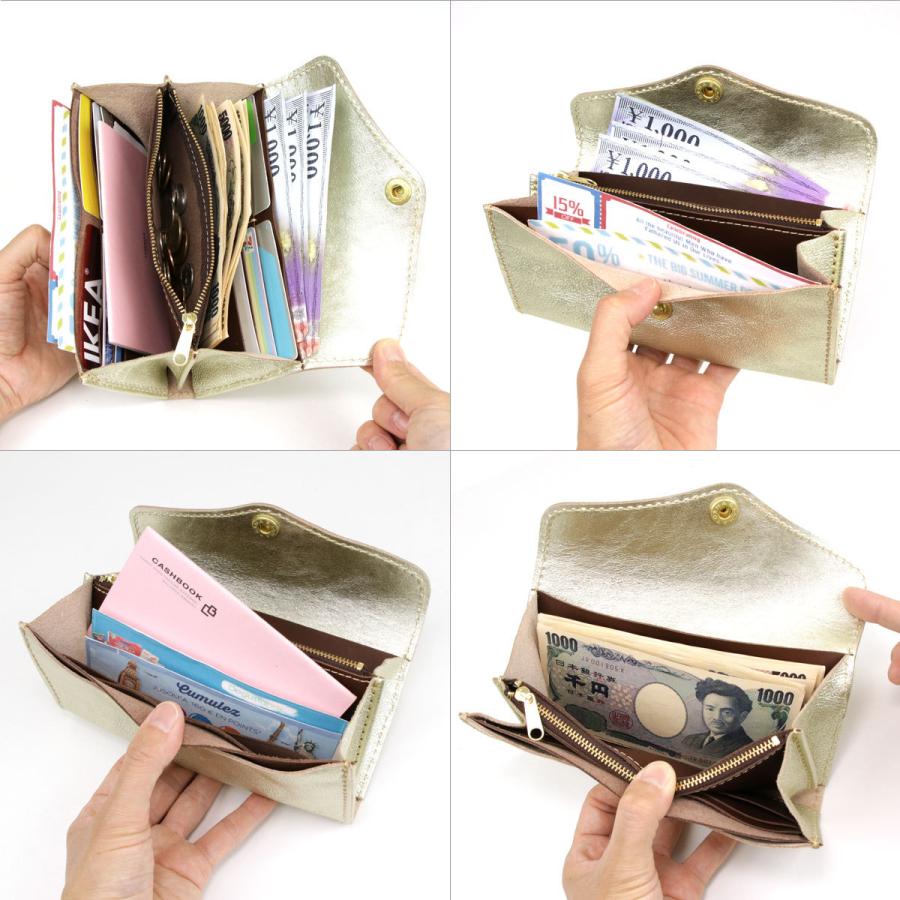 Cham（チャム） 長財布 フラップ かぶせ蓋 ロングウォレット