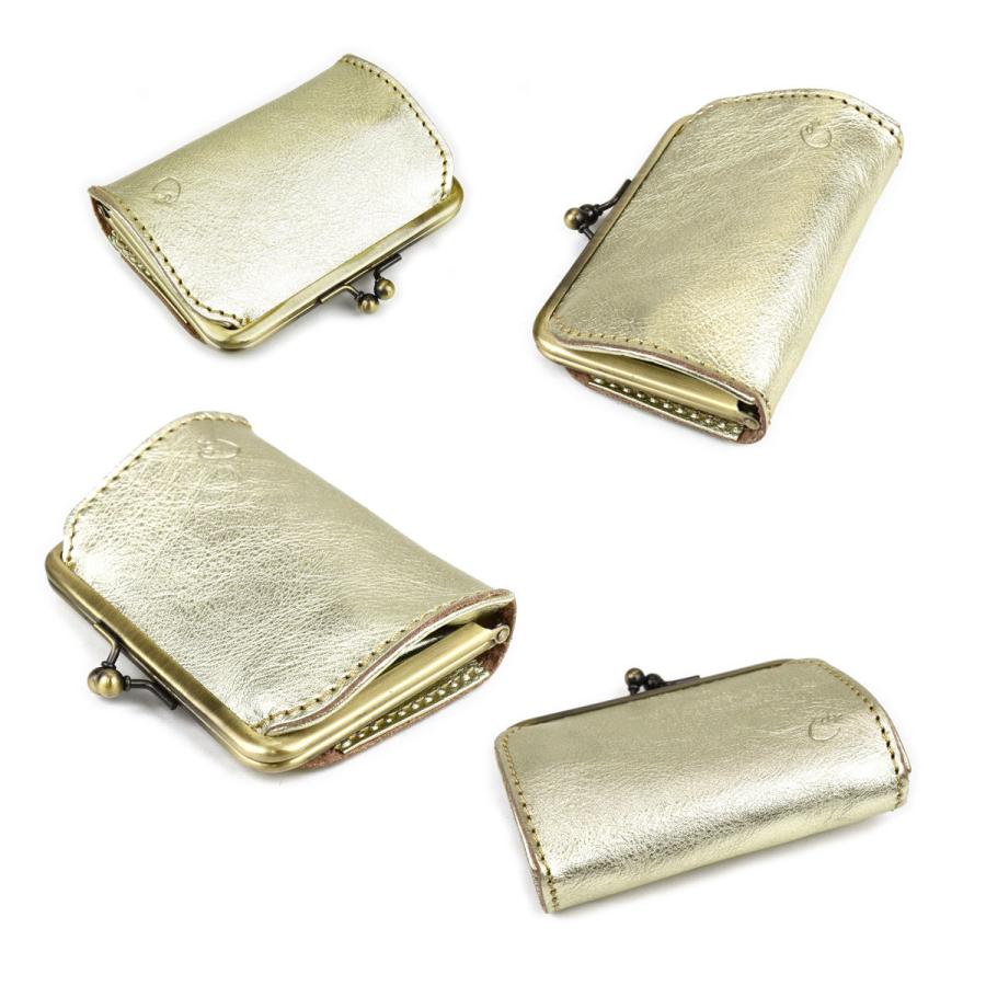 Cham（チャム） ミニ財布 レディース がま口 小銭入れ お札を折らない