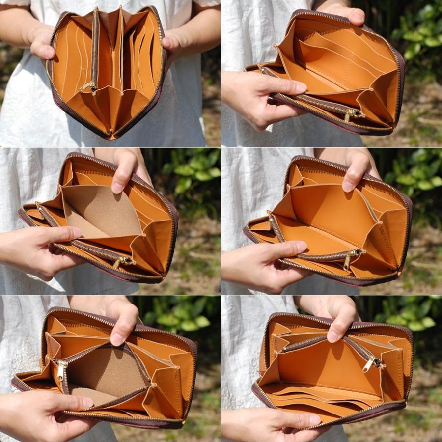 Camille Fournet スリム 長財布 ブラウン 高級 上品 ファスナー ファスナー付長財布 | Camille Fournet/カミーユ・フォルネ | 三越