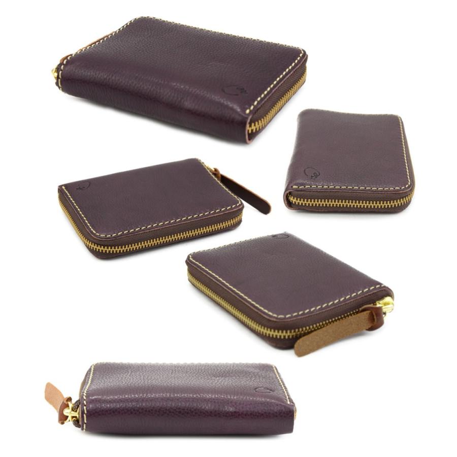 Cham（チャム） 二つ折り財布 ラウンドファスナー ミネルバボックス 本