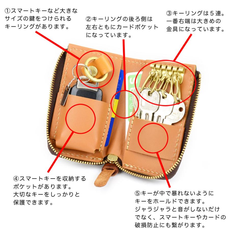 Cham 多機能 キーケース CHAM チャム スマートキー収納可 Cham 多機能 キーケース CHAM チャム スマートキー収納可