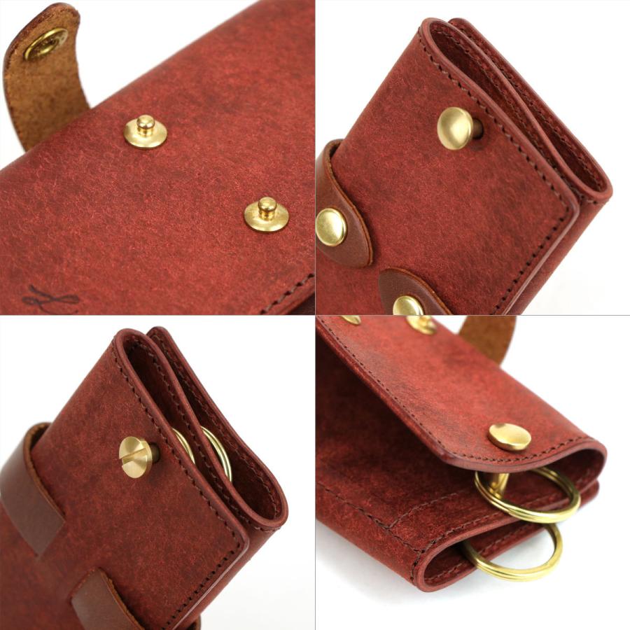 Litsta キーケース カード入れ Multiway Key Case 2層式 スマートキー