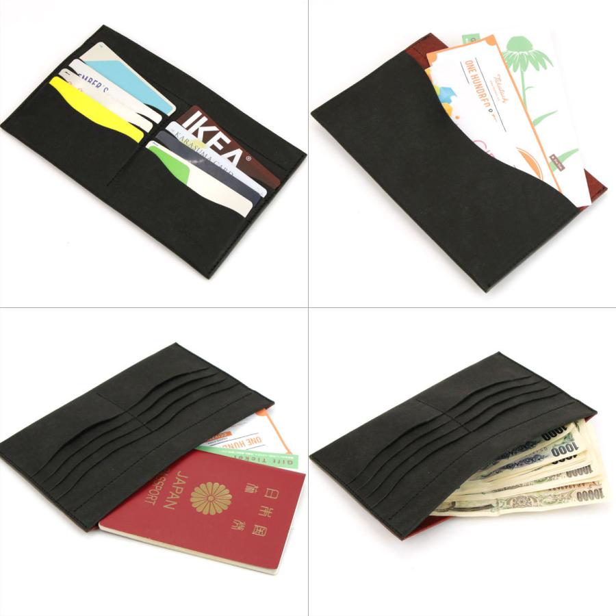 Litsta パスポートウォレット 母子手帳ケース 札入れ 長財布 小銭入れ