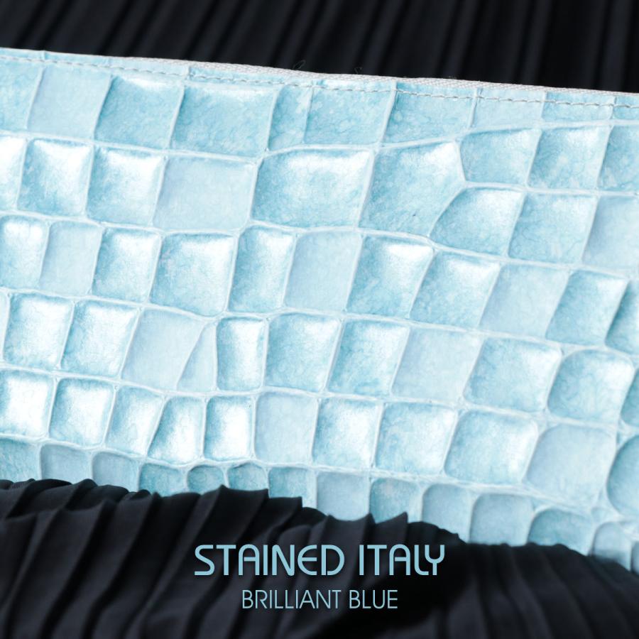 長財布 L字ファスナー イタリアンレザー 本革 レディース パール