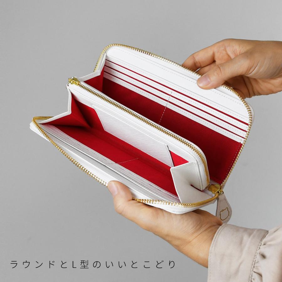 ハローキティ 長財布 レディース 本革 キティちゃん リボン ハローキティ 長財布 レディース 本革 キティちゃん リボン