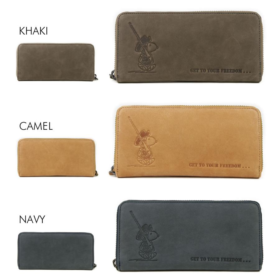 PEANUTS スヌーピー SNOOPY 財布 長財布 ラウンドファスナー ラウンド