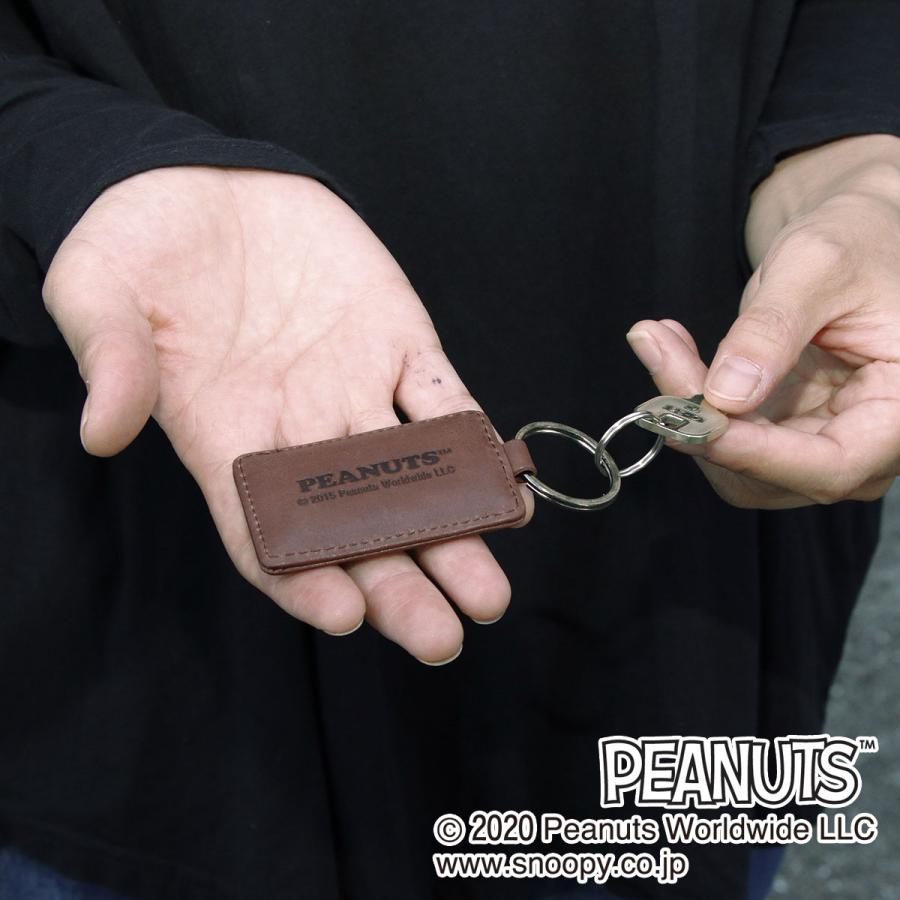 PEANUTS SNOOPY スヌーピー キーホルダー キーリング 革小物 PEANUTS SNOOPY スヌーピー キーホルダー キーリング 革小物