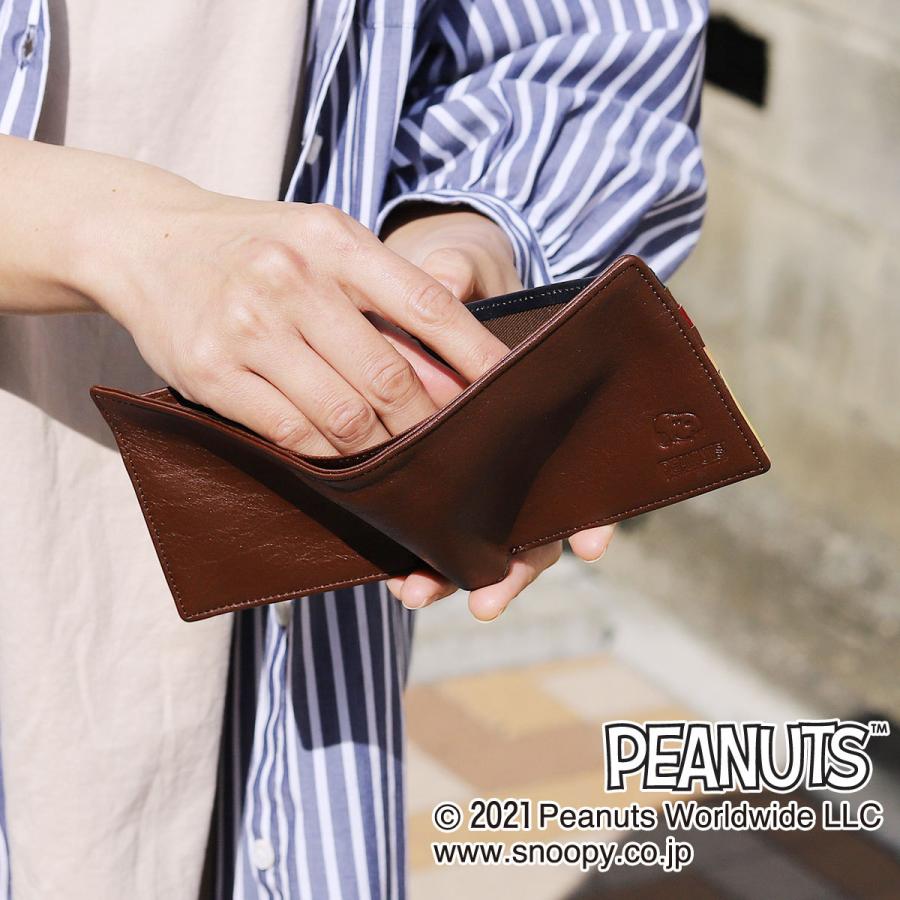SNOOPY スヌーピー 財布 二つ折り財布 小銭入れあり box型小銭入れ