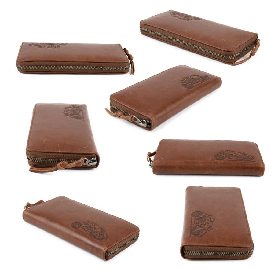 [新品未使用]スヌーピー　ヴィンテージプリント高級姫路ヌメ革長財布 新品未使用]スヌーピー ヴィンテージプリント高級姫路ヌメ革長