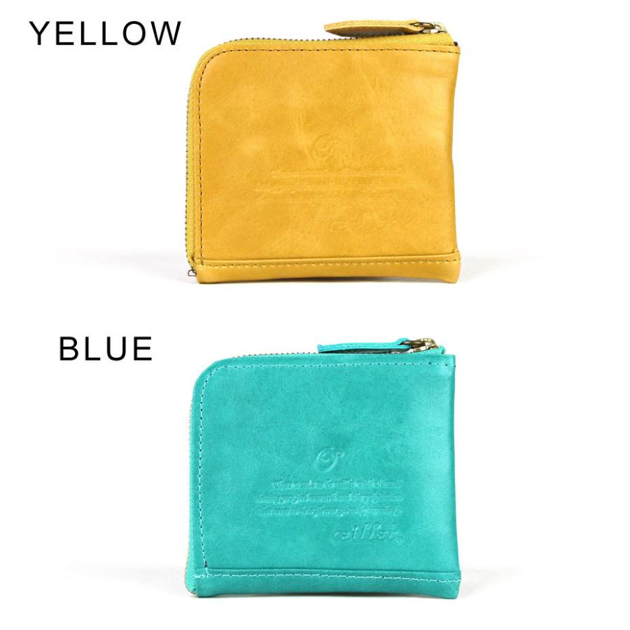 oeillet（ウイエ） ミニ財布 レディース コインケース lファス 薄い 日本製 パステル オイルレザー 本革 Bec グリーン :  おさいふやさん - 通販 - Yahoo!ショッピング