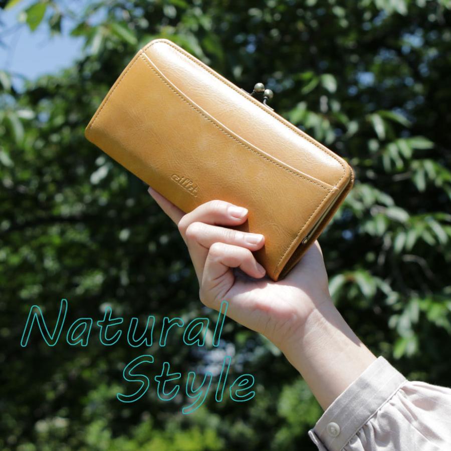 がま口財布 長財布 薄い パステル オイルレザー 本革 日本製 レディース Oeillet ウイエ Bec ピンク グリーン イエロー ブルー Oel Bec おさいふやさん 通販 Yahoo ショッピング