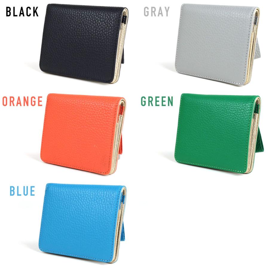 二つ折り財布 ミニ財布 IDカード 小銭入れ有 コンパクト 本革 イタリアンレザー Plog プログ コンパクトウォレット 二つ折り財布 ミニ財布 IDカード 小銭入れ有 コンパクト 本革