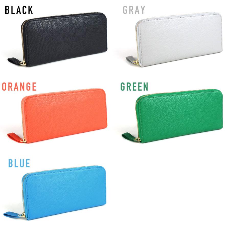 長財布 ラウンドファスナー コンパクト 本革 イタリアンレザー Plog