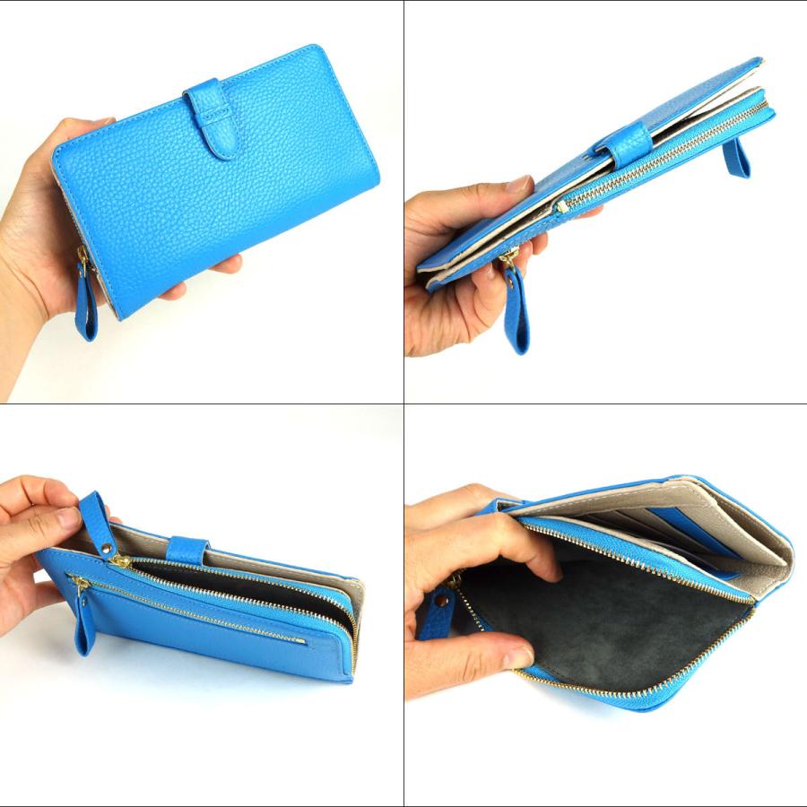 長財布 二つ折り スマホ 入る L字ファスナー 外側ファスナー付 薄い