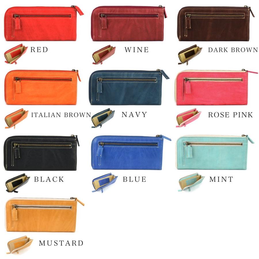 長財布 L字ファスナー FB020 手絞り加工 レディース 豊岡財布 FEED BAG