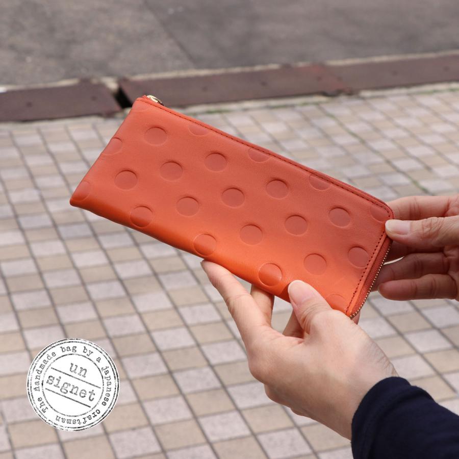 zucchero filato 長財布 レディース L字ファスナー エル字 水玉 zucchero filato 長財布 レディース L字ファスナー エル字 水玉