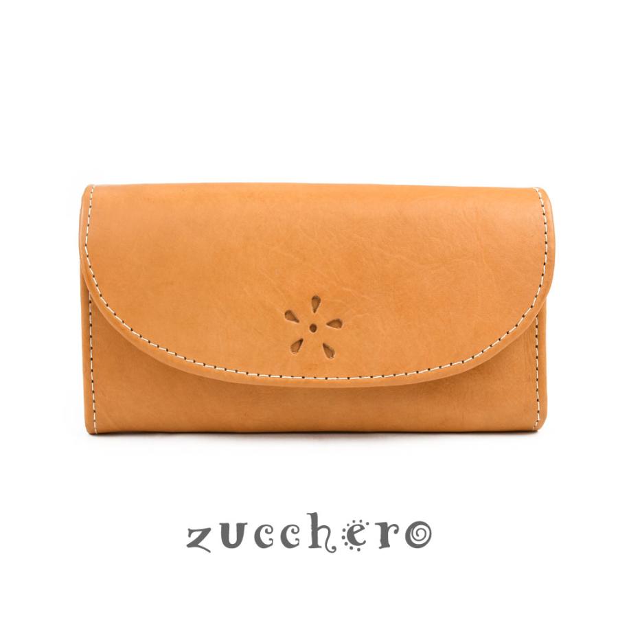 zucchero filato（ズッケロ フィラート） 長財布 フラップ かぶせ 大