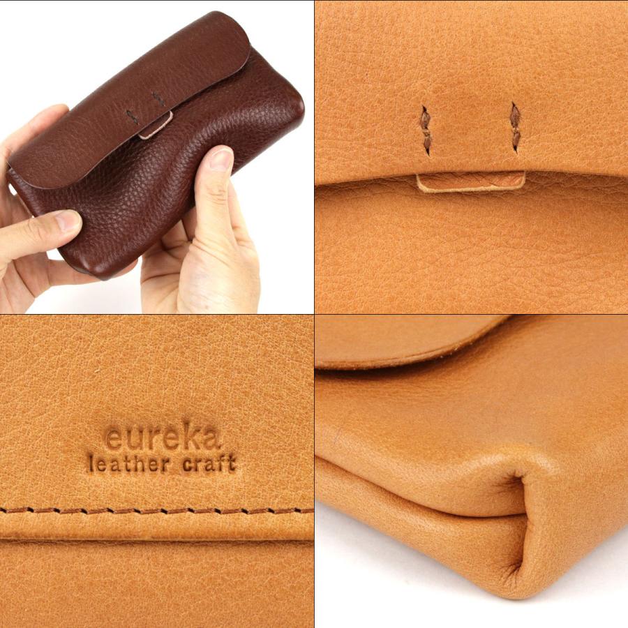 eureka leathercraft（ユリカレザークラフト） 本革財布 長財布 中央