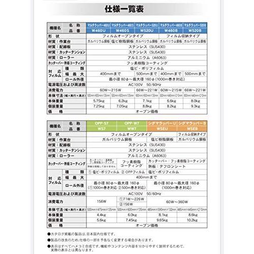 ARC??食品用ラップフィルム包装機　マルチラッパー　460B